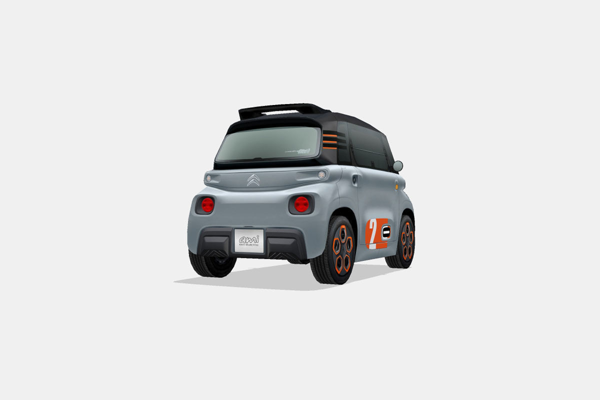 Citroen Ami Pop 2020 Low-poly 3D model_11
