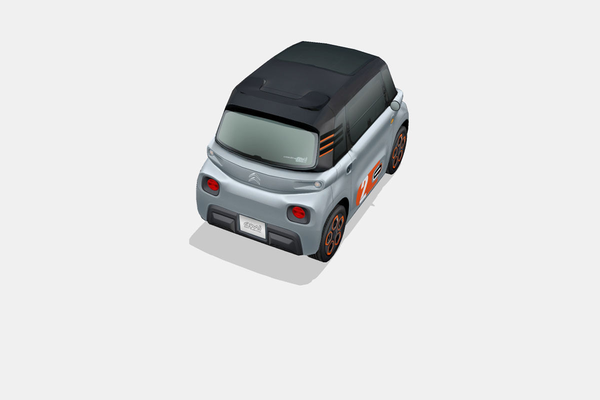 Citroen Ami Pop 2020 Low-poly 3D model_10