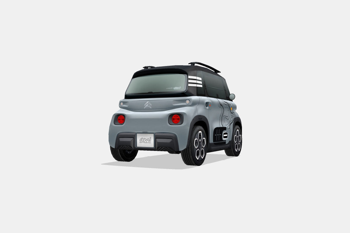 Citroen Ami Vibe 2020 Low-poly 3D model_11