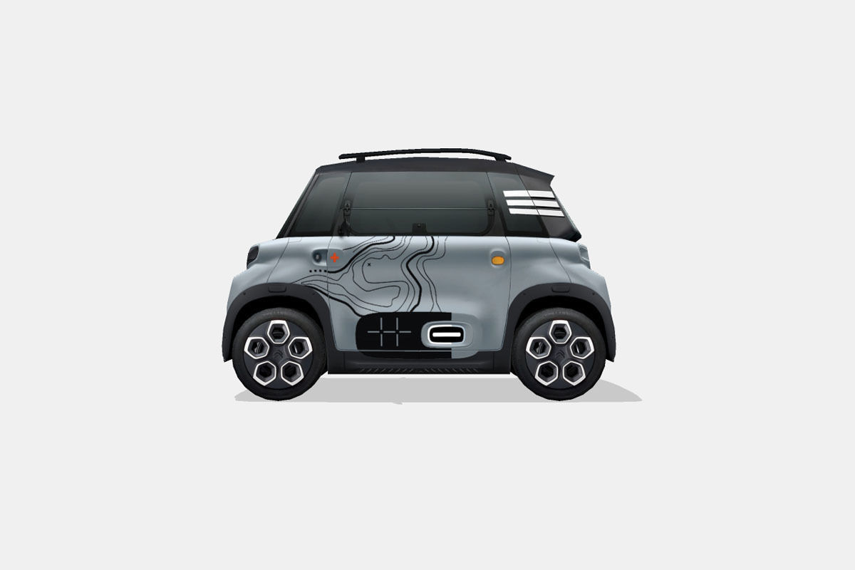Citroen Ami Vibe 2020 Low-poly 3D model_6
