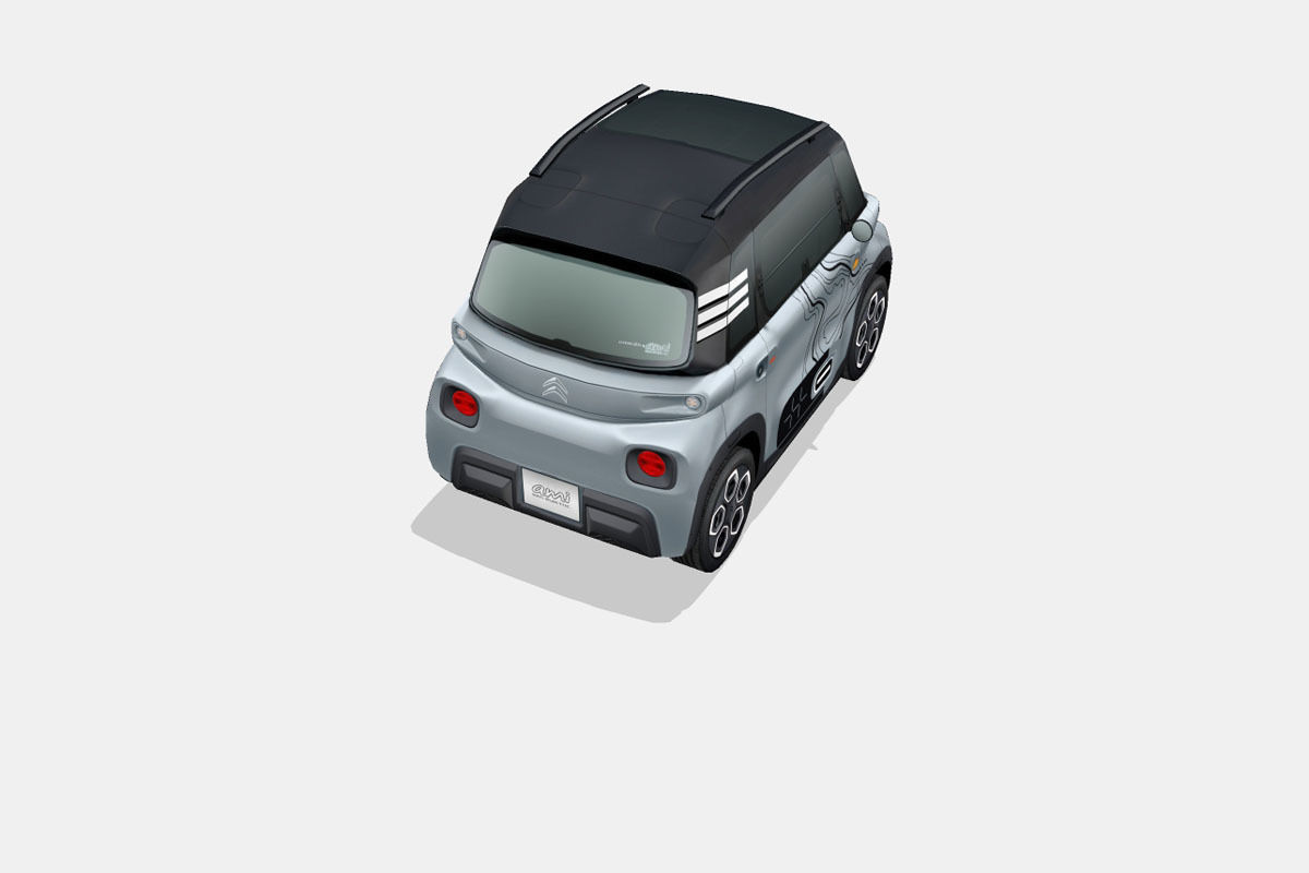 Citroen Ami Vibe 2020 Low-poly 3D model_10