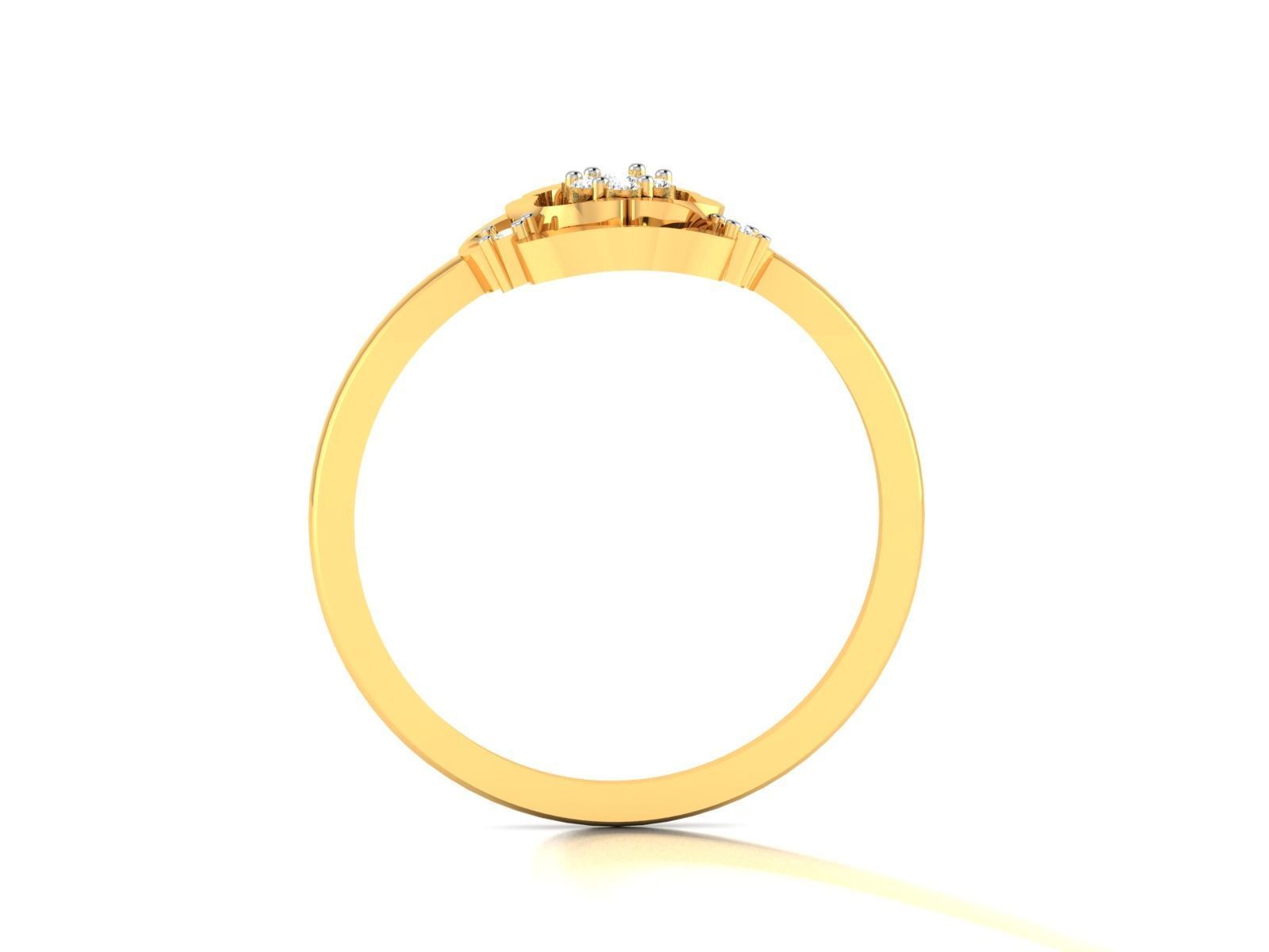 Ring-6199 diamond ring gold 3D print model_7