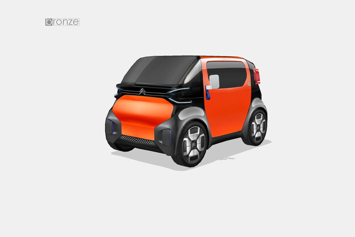 Citroen Ami colection 3D Model Collection_17