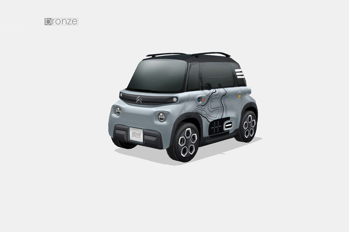 Citroen Ami colection 3D Model Collection_13