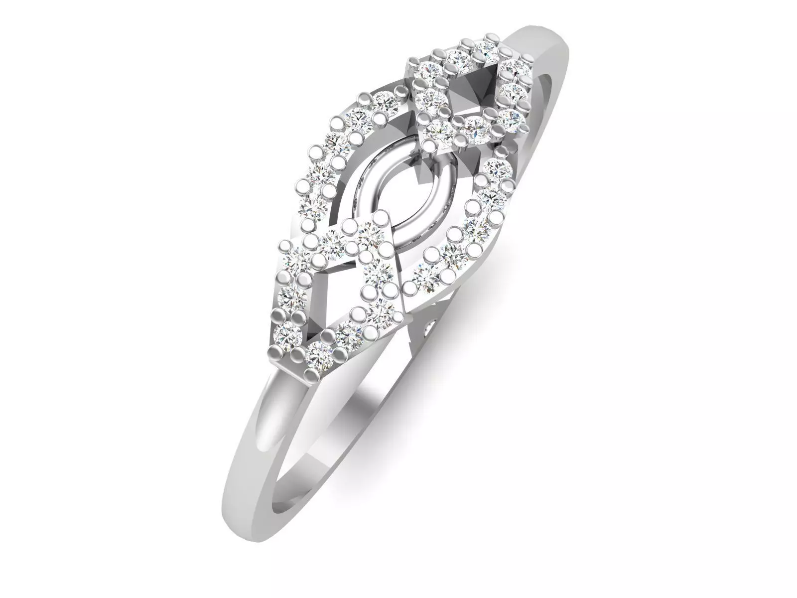Ring-6150 engagement ring 3D print model_0