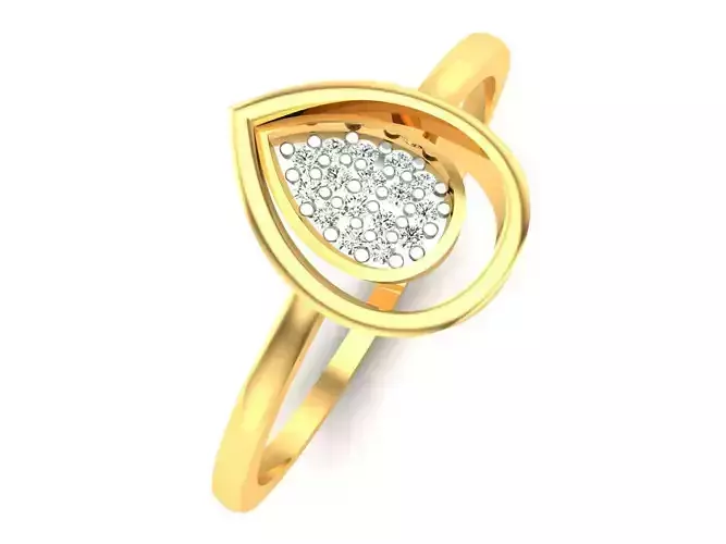 Ring-6149 diamond ring gold
