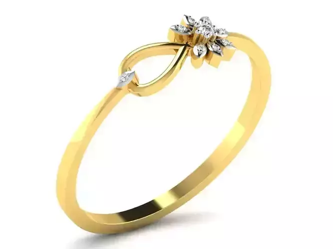 Ring-6111 infinity diamond ring