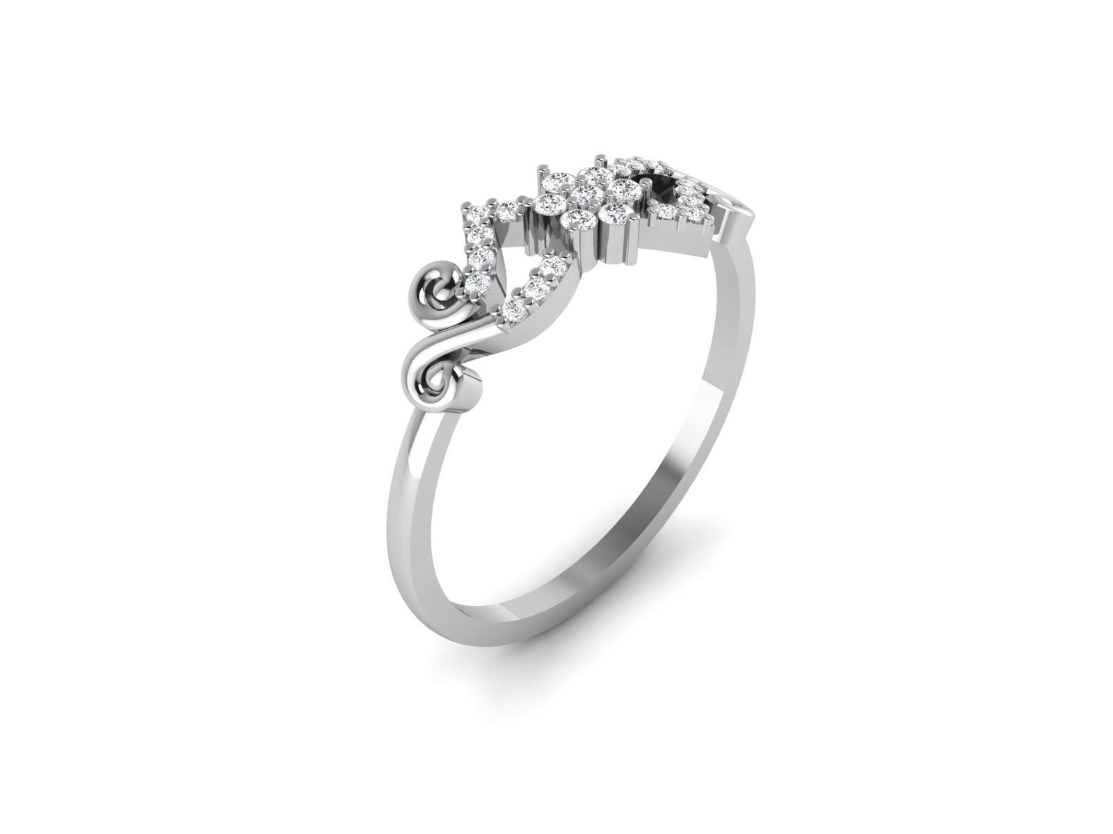 Ring-6068 ring with diamonds 3D print model_7