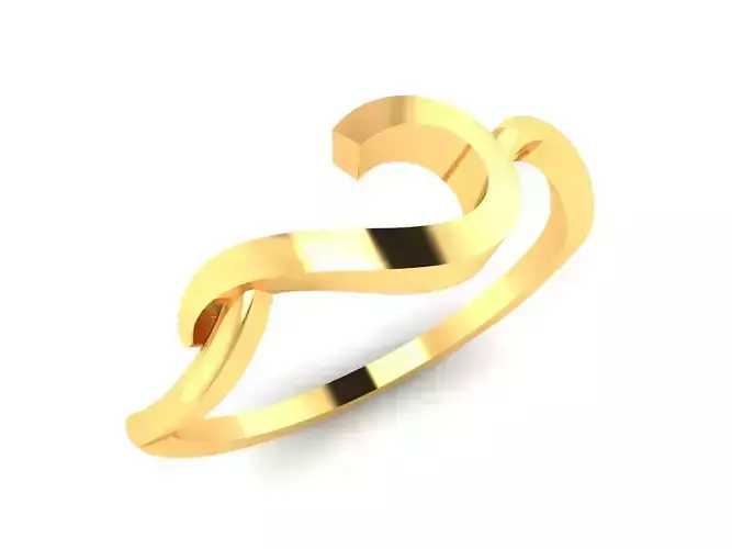 Ring-6066 diamond ring gold
