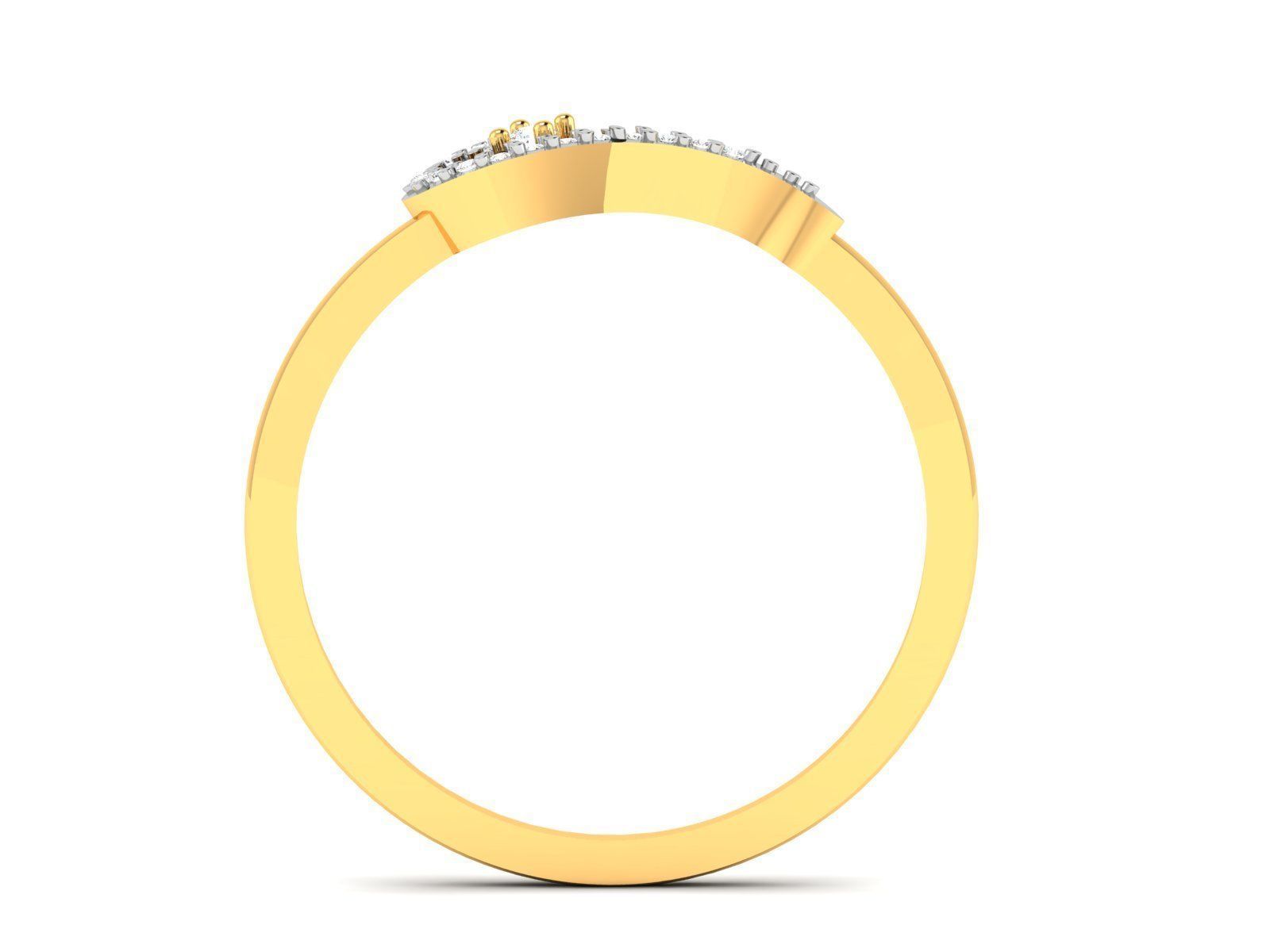 Ring-6059 elegant diamond ring gold 3D print model_4