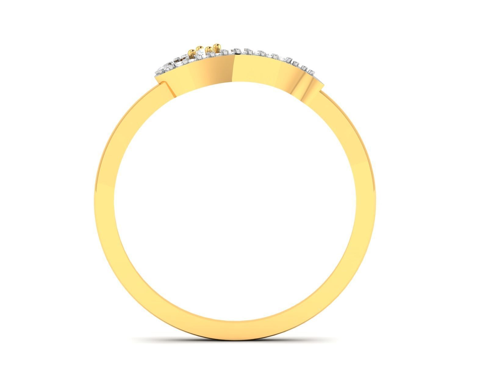 Ring-6059 elegant diamond ring gold 3D print model_5