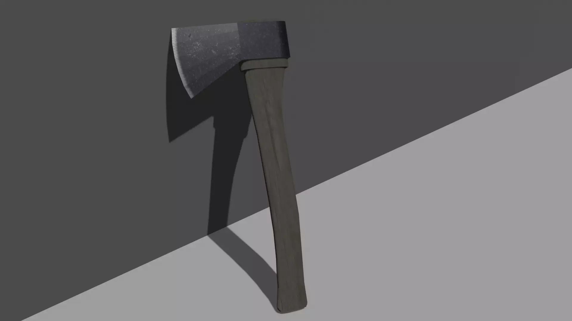 Axe model Low-poly 3D model_0