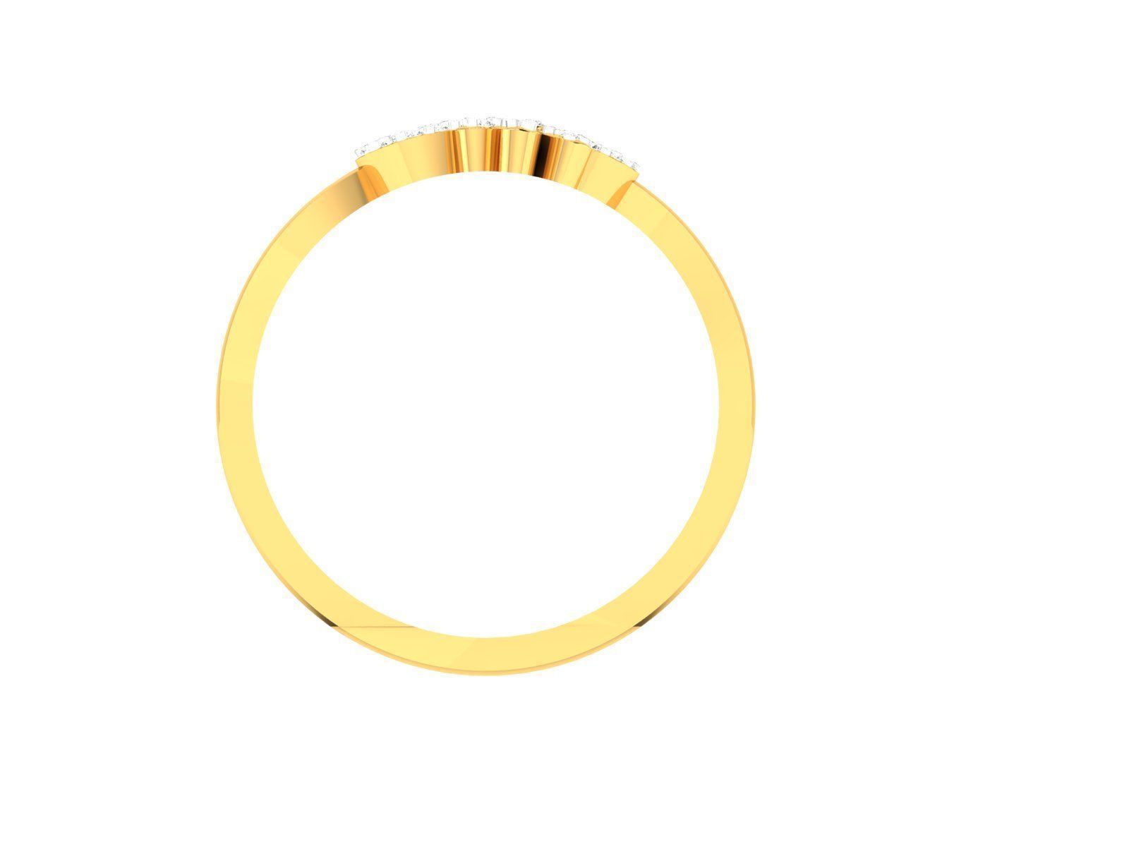 Ring-6037 diamond ring gold 3D print model_5
