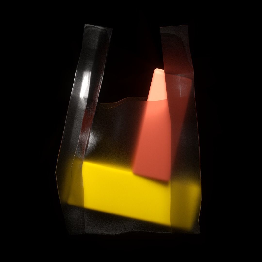 Plastic Bag 3D model 3D model_2