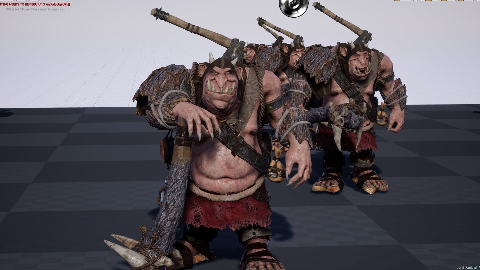 Troll Lumberjack Low-poly 3D model_11