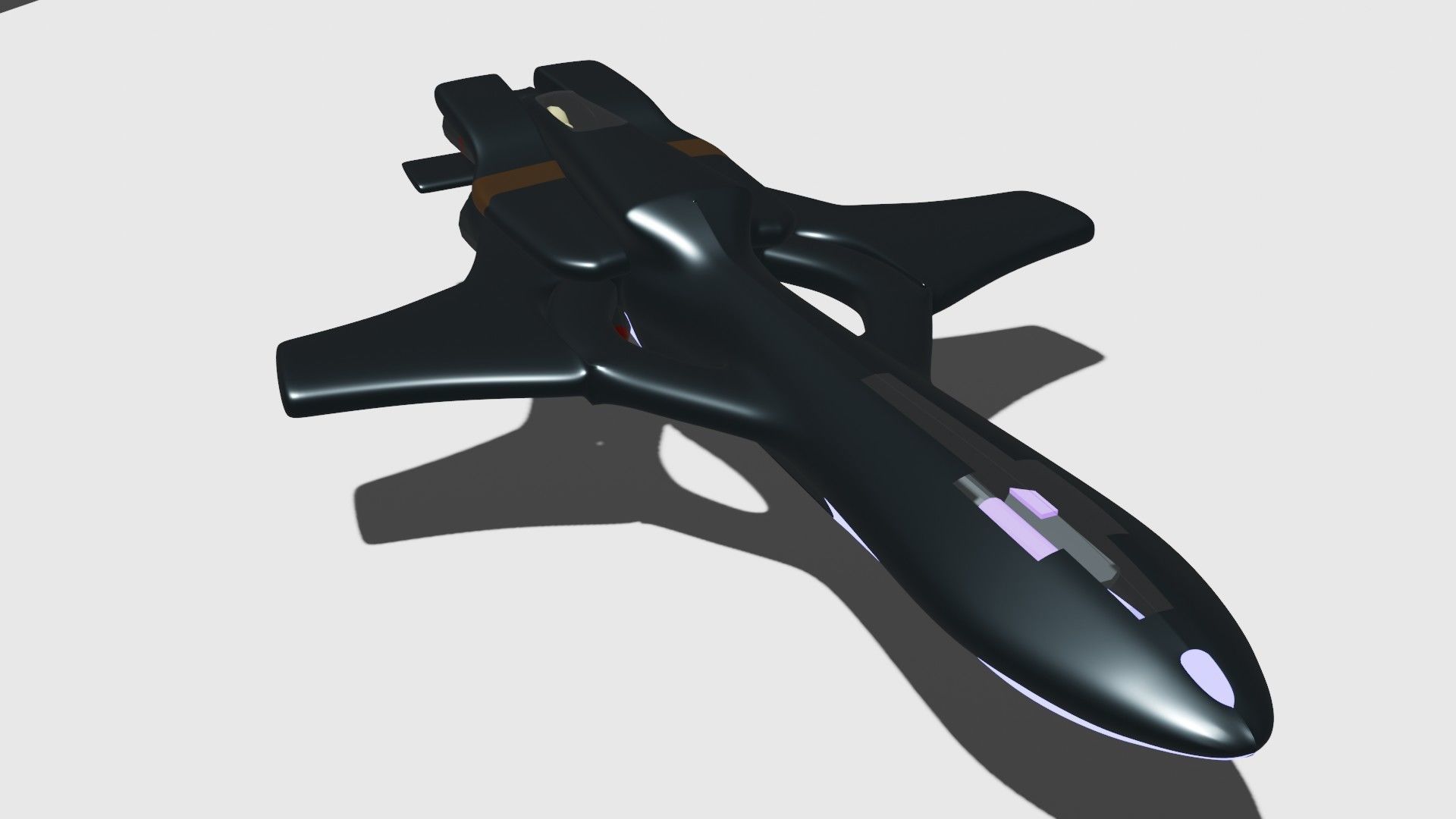 spaceship killer 3D model_3