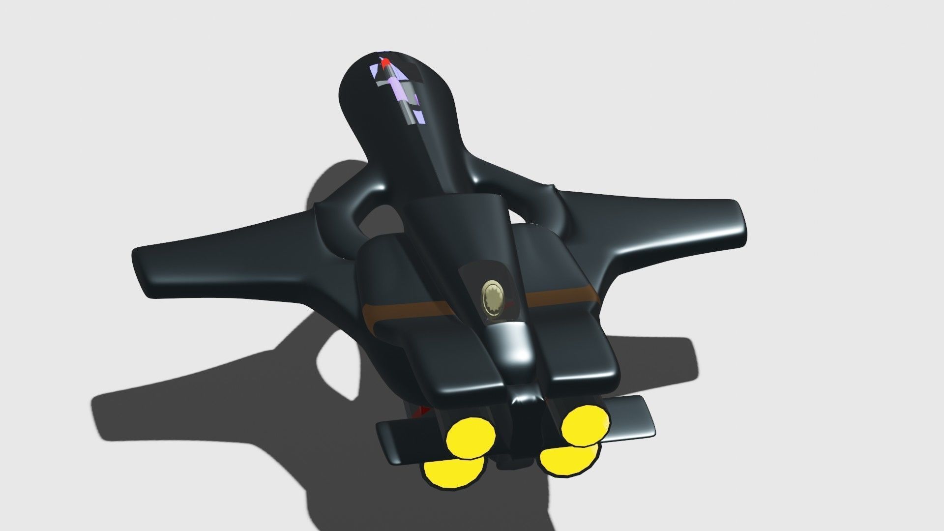 spaceship killer 3D model_1