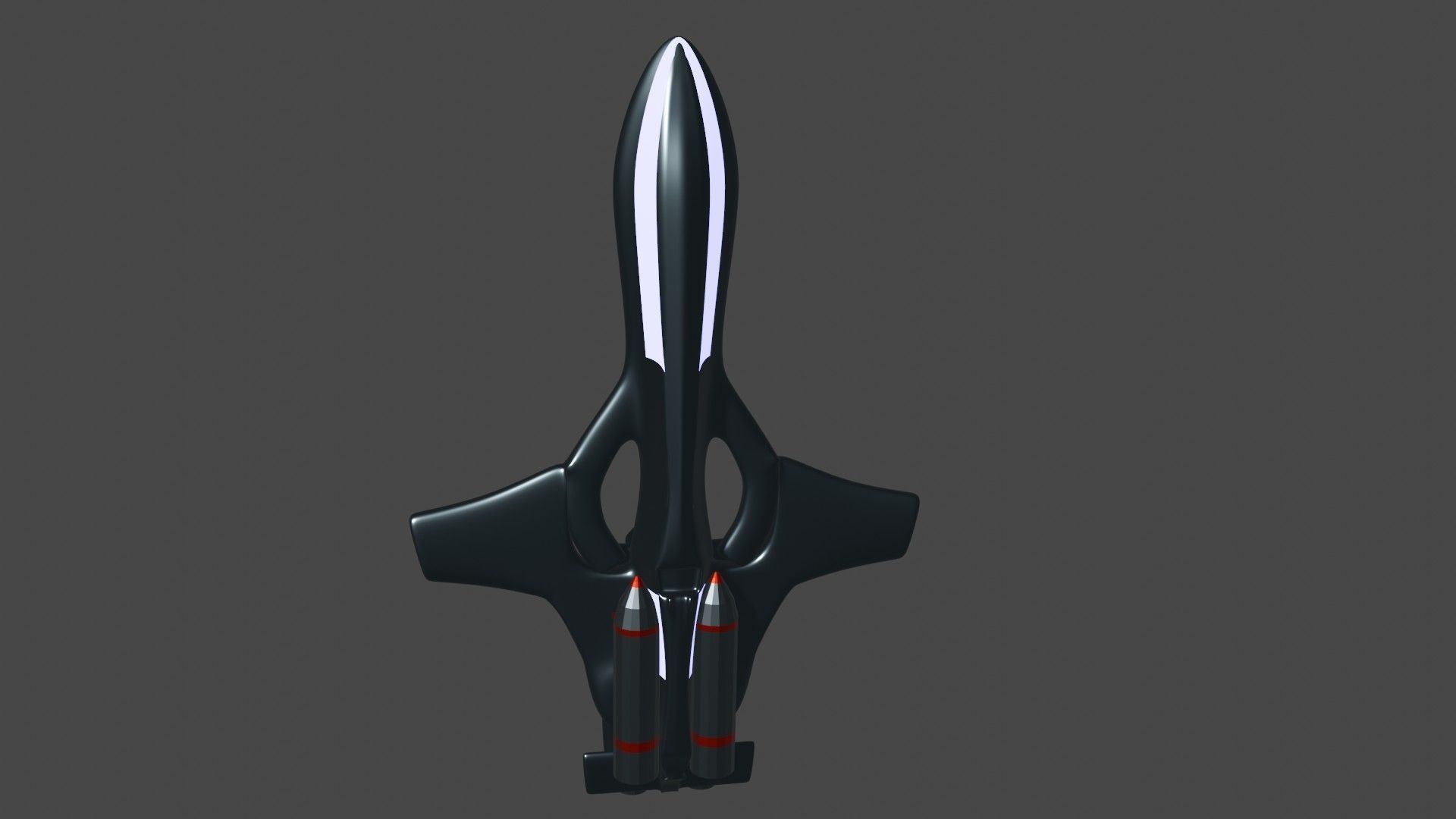 spaceship killer 3D model_4