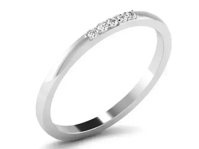 Ring-6397 gold diamond ring