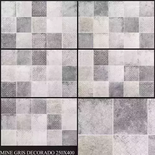 Keros Mine Gris Decorado 250x400