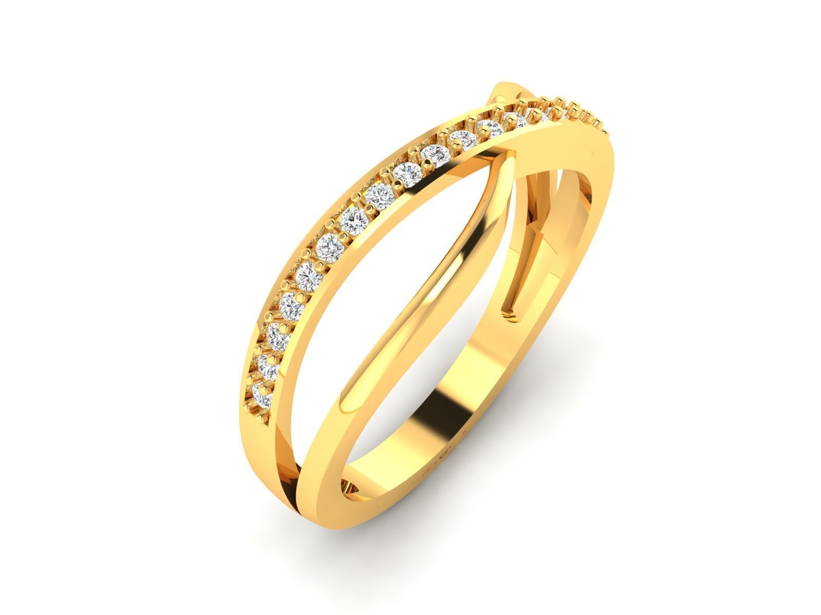 Women ring 3dm render detail 3D print model 3D print model_7