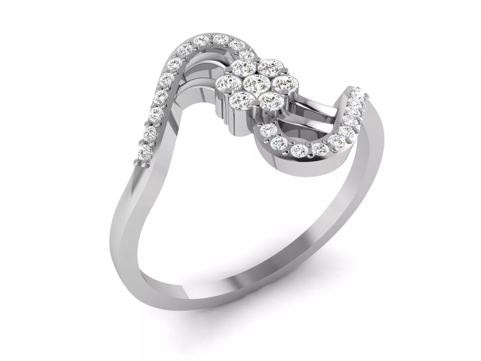 Ring-6339 diamond ring 3D print model_0