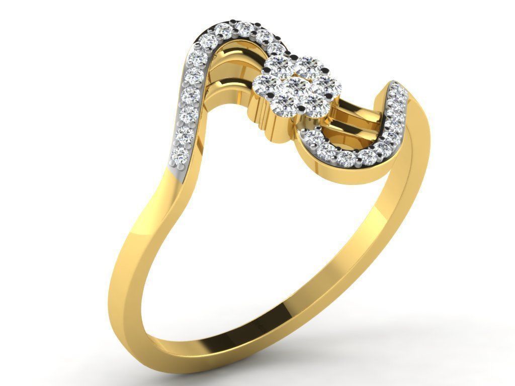 Ring-6339 diamond ring 3D print model_9
