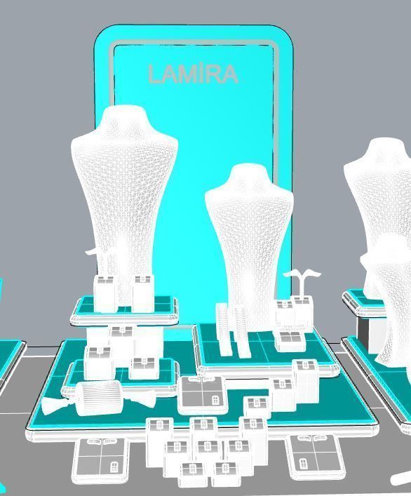 Lamira Display Stand Concept 3D print model_4