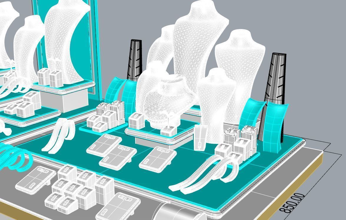 Lamira Display Stand Concept 3D print model_2