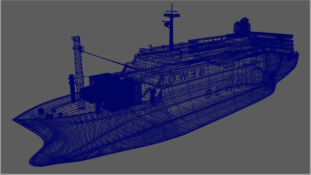 MV Sewol 3D model_7