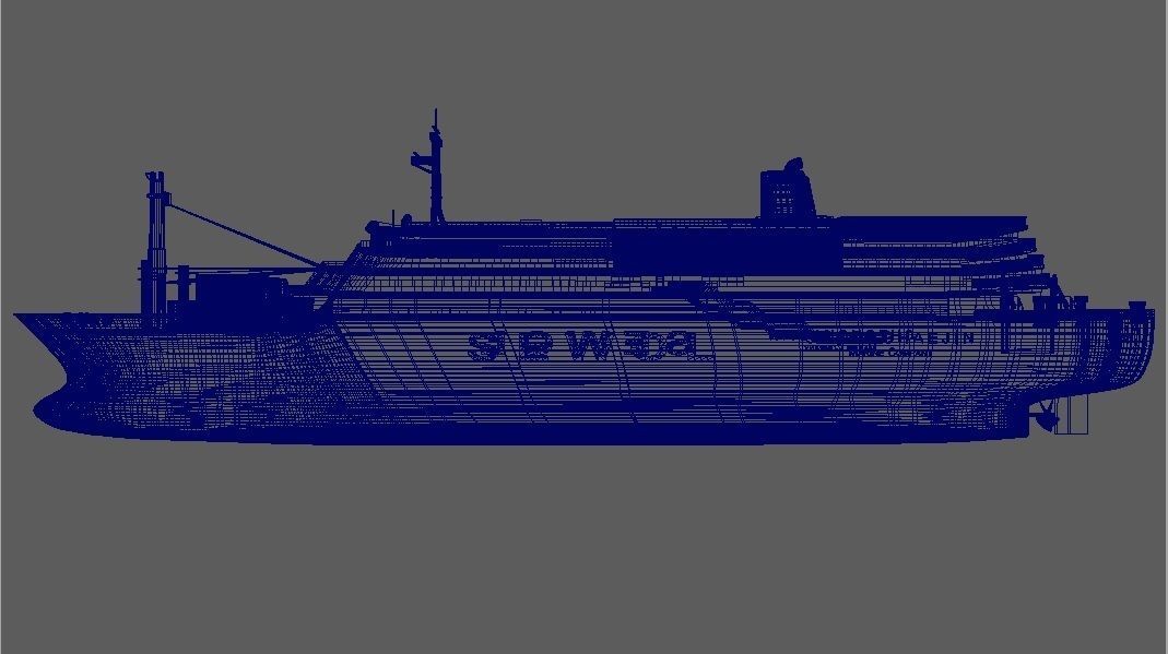 MV Sewol 3D model_8