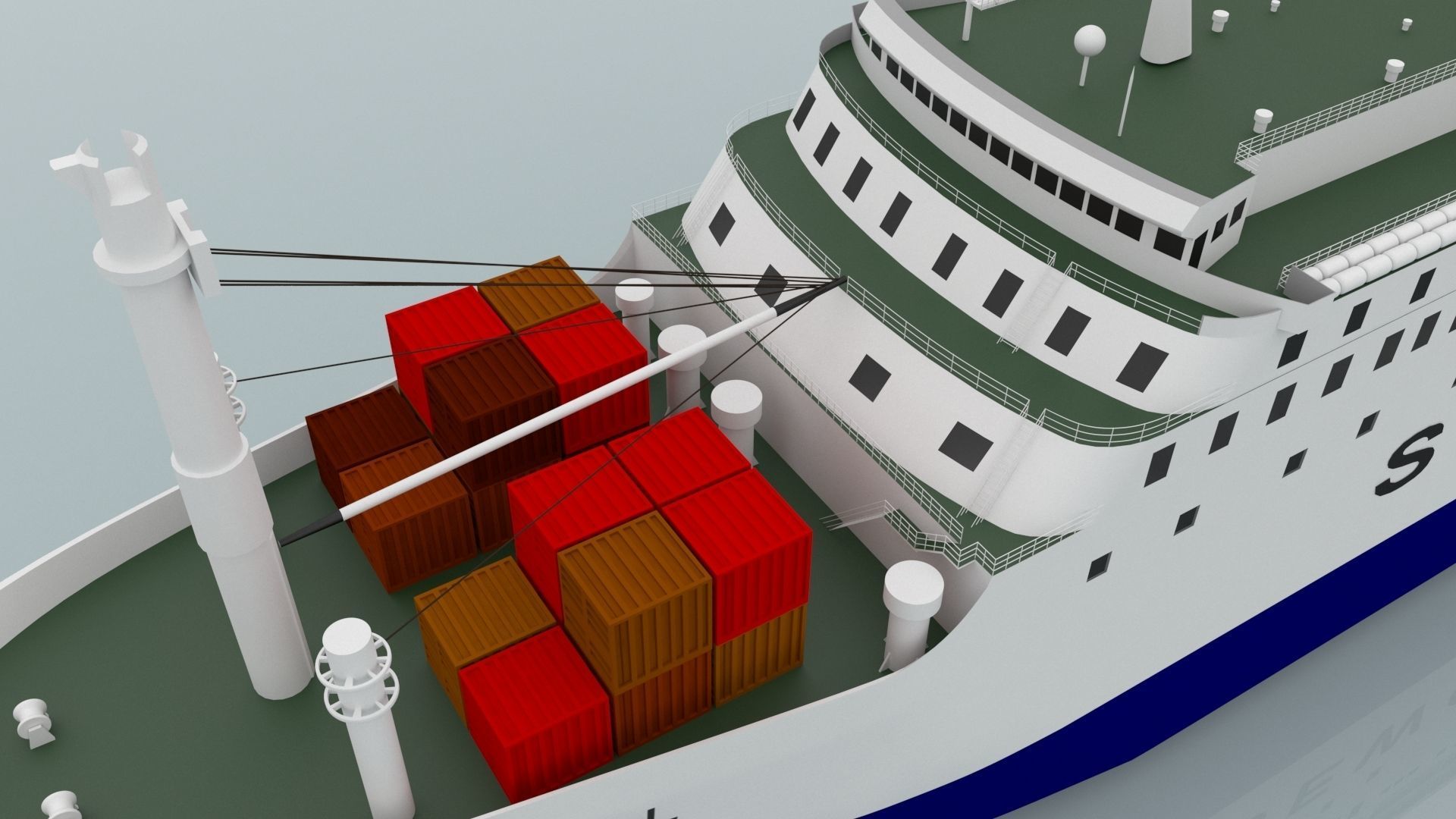 MV Sewol 3D model_6