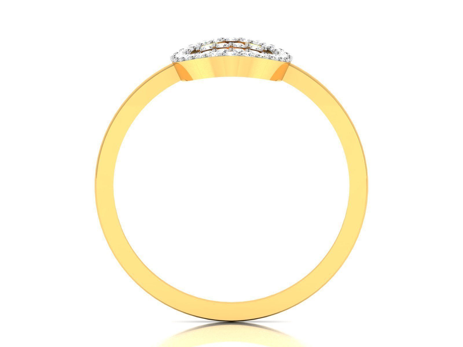 Ring-6316 oval diamond ring gold 3D print model_11
