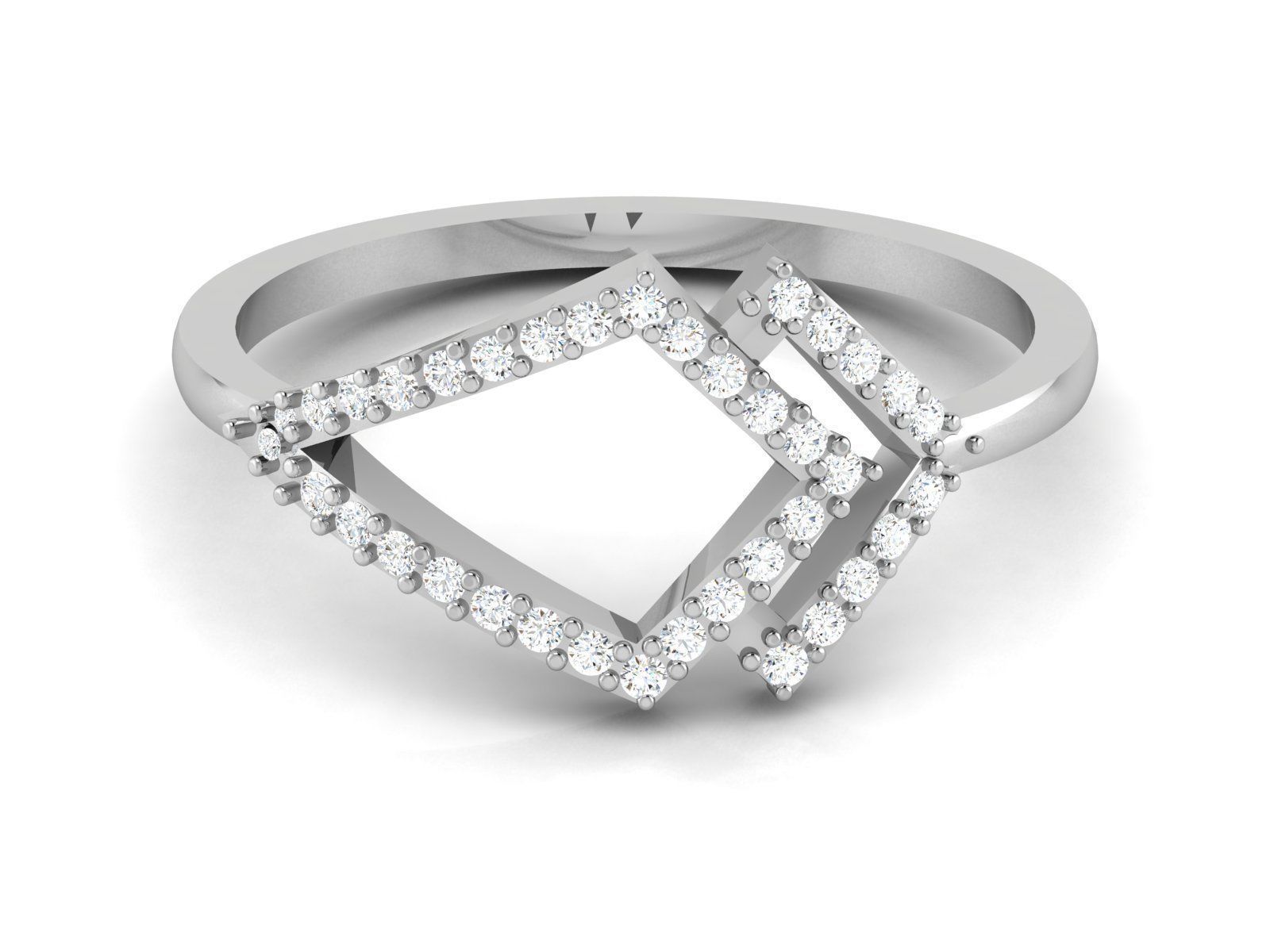 Ring-6315 diamond ring gold 3D print model_9