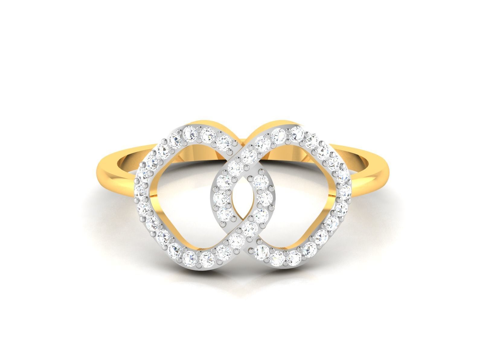 Ring-6314 diamond ring gold 3D print model_13