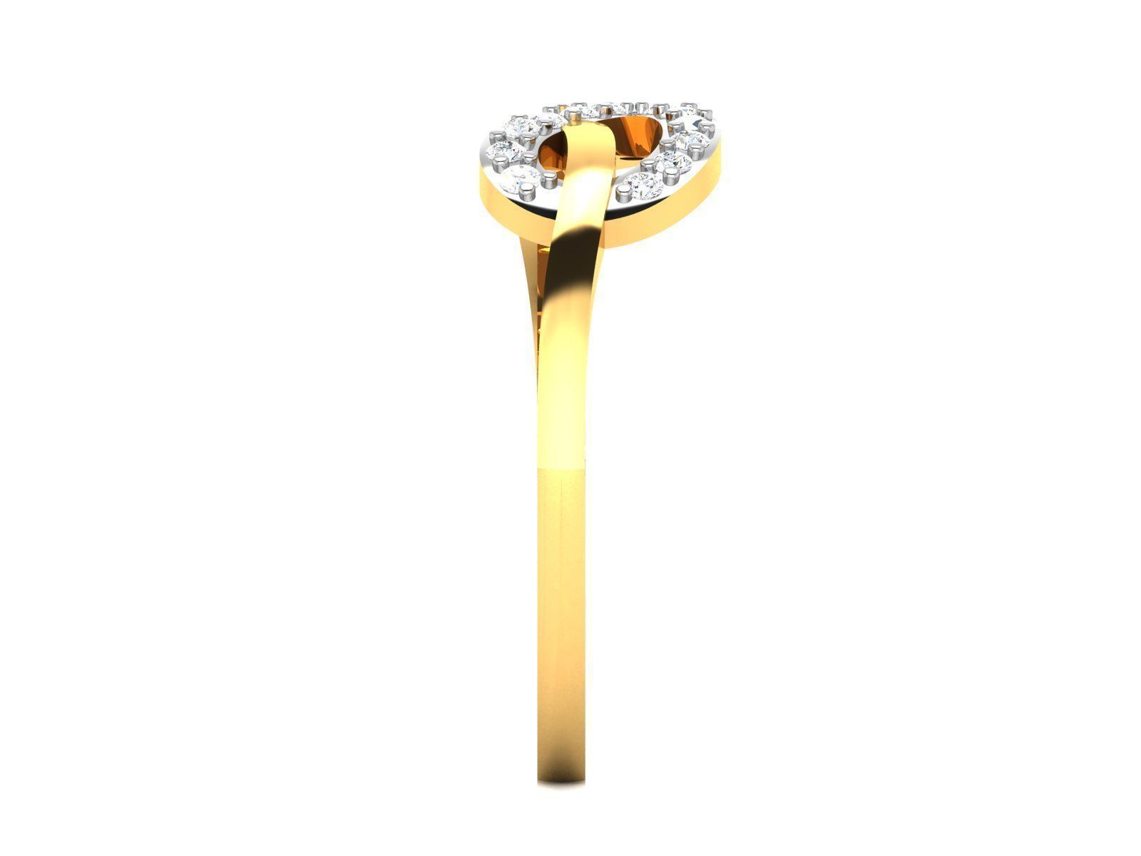 Ring-6298 elegant diamond ring gold 3D print model_6