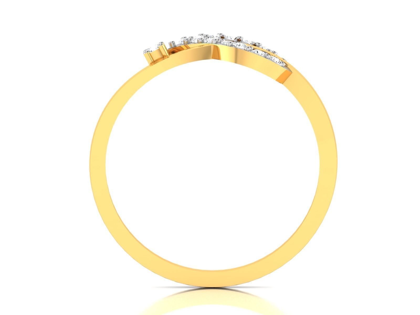 Ring-6298 elegant diamond ring gold 3D print model_3