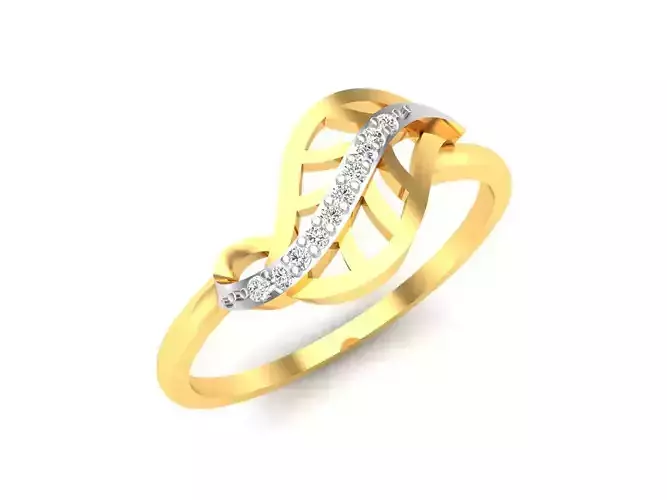 Ring-6251 diamond ring gold