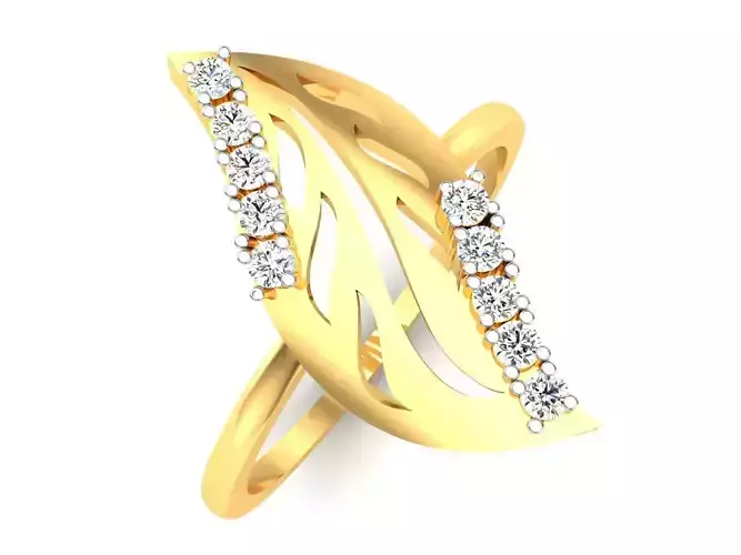 Ring-6246 diamond ring gold
