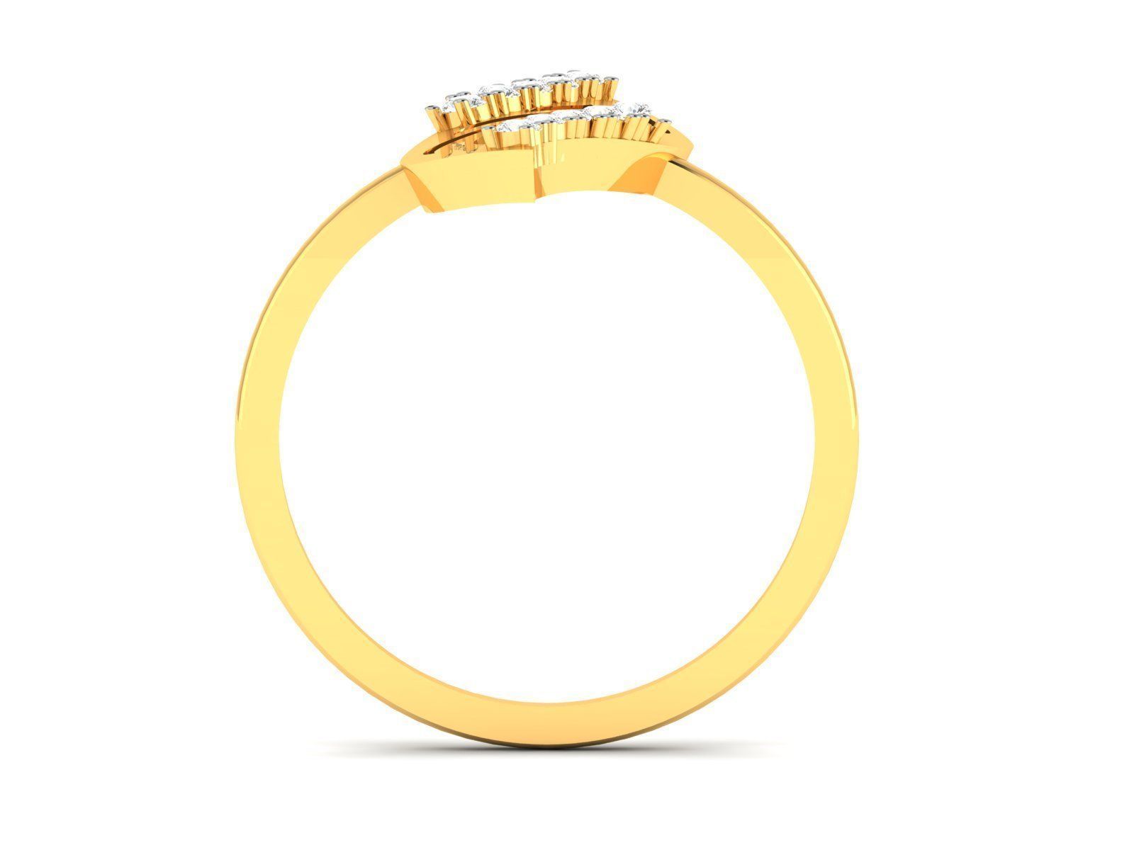 Ring-6246 diamond ring gold 3D print model_2