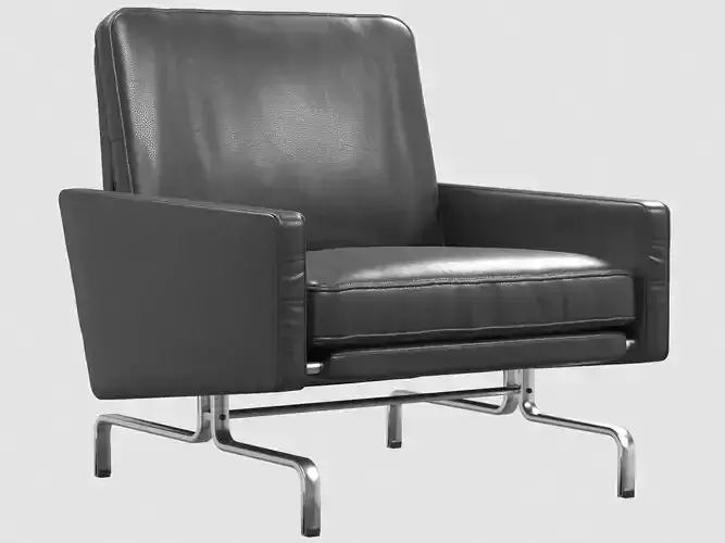 PK31 lounge chair Poul Kjaerholm max fbx obj