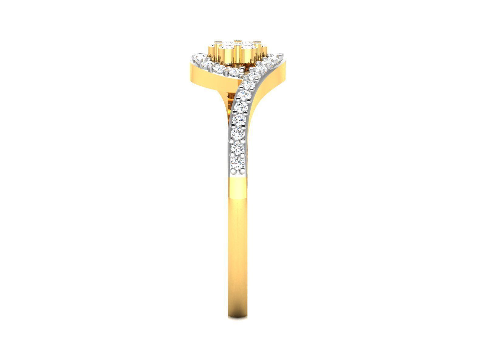 Ring-6856 diamond ring gold 3D print model_4