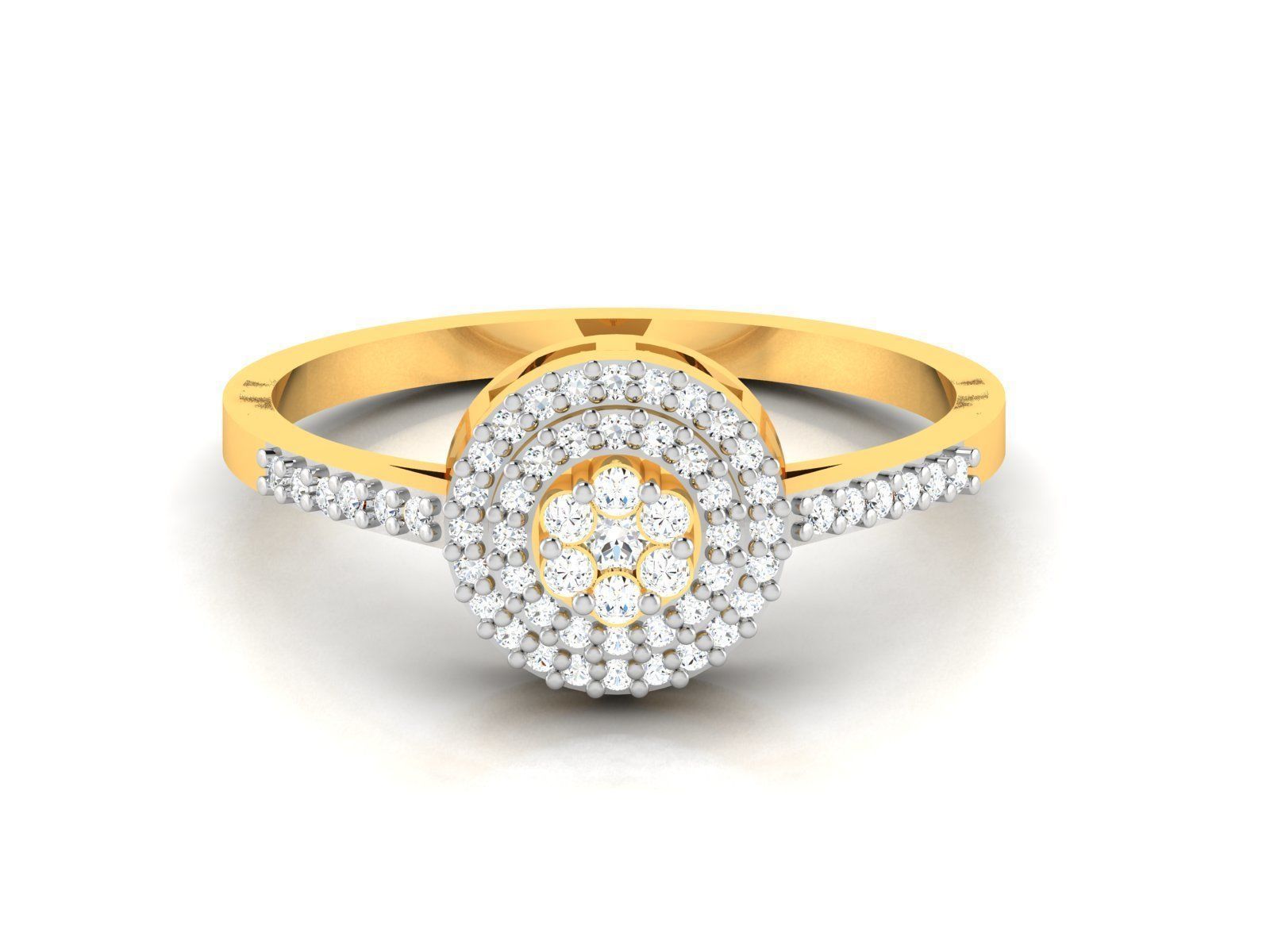 Ring-6854 diamond ring gold 3D print model_6