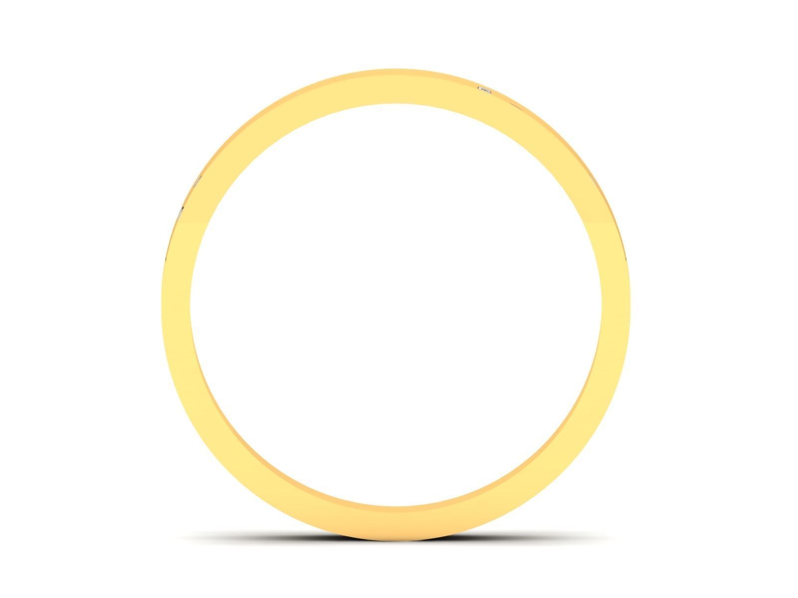 Ring-6723 B diamond eternity ring gold 3D print model_3