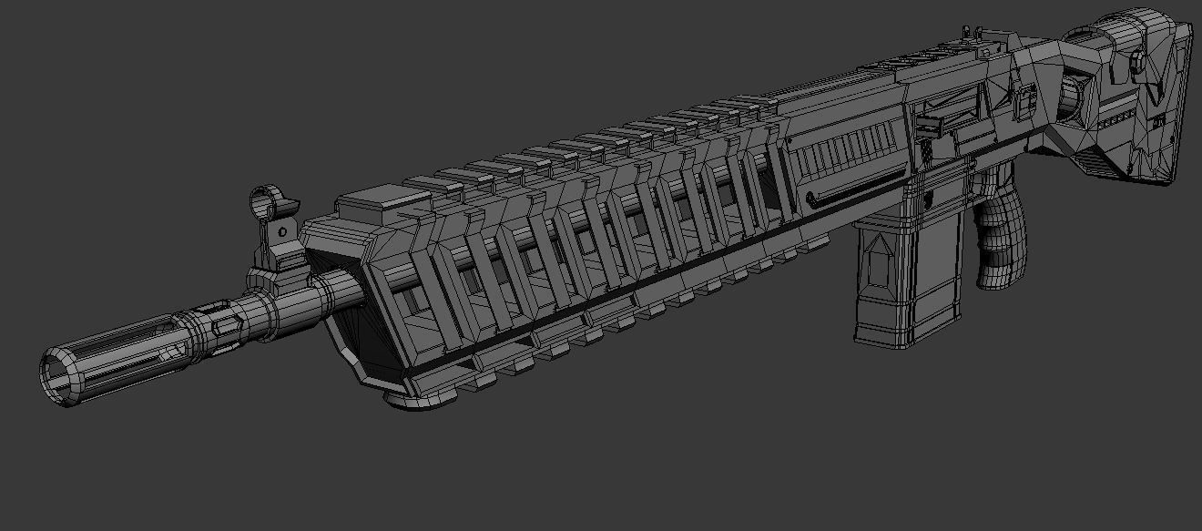 Future Rifle 3D model_3