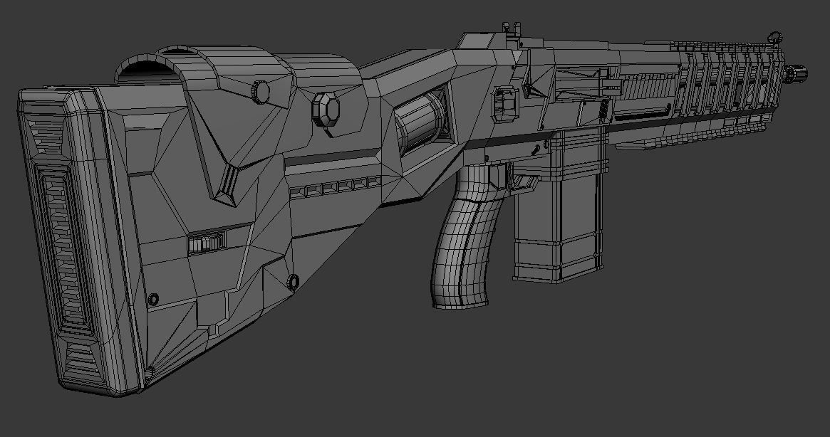 Future Rifle 3D model_2