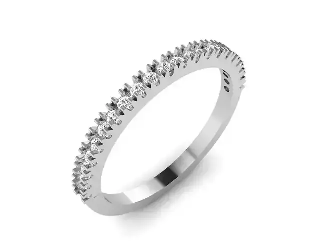 Ring-6718 B diamond eternity band gold