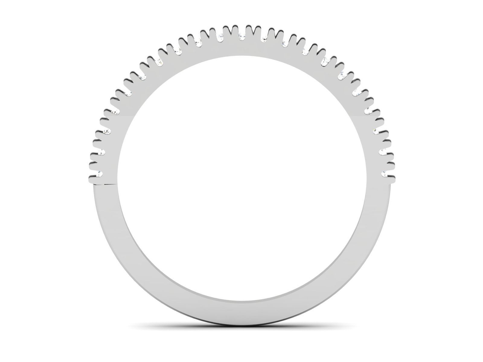 Ring-6718 B diamond eternity band gold 3D print model_5