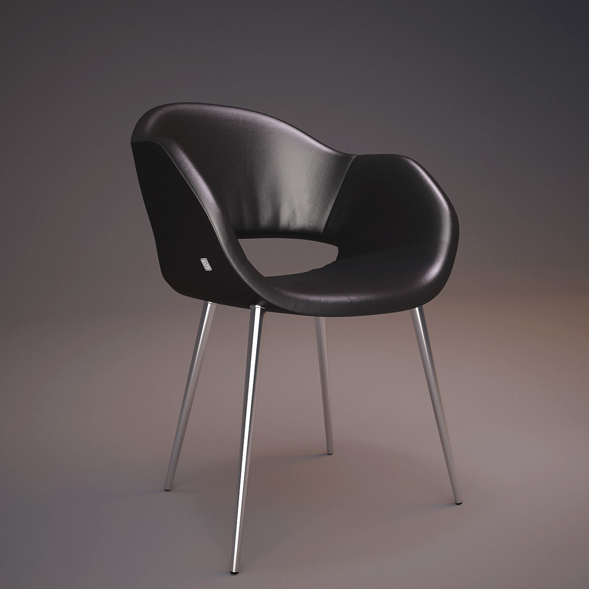 Busnelli Charme Chair Collection Free 3D model_3