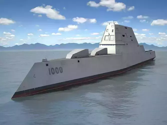 USS Zumwalt DDG-1000 3D model